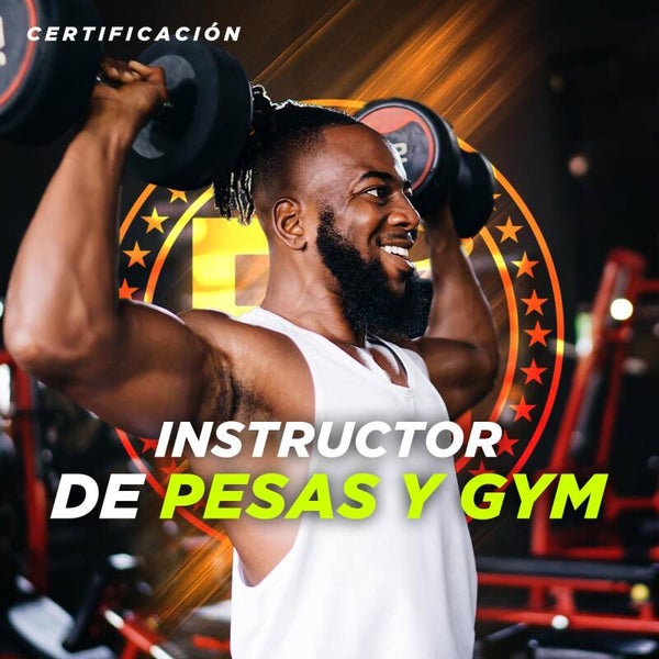 Certificación Instructor de Pesas y Gym (inscripción)
